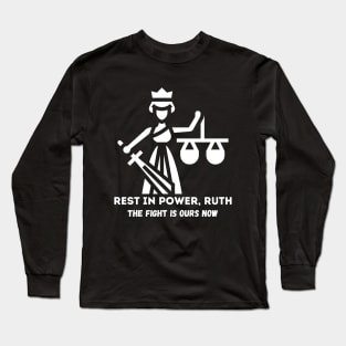 Rest in Power RBG Long Sleeve T-Shirt